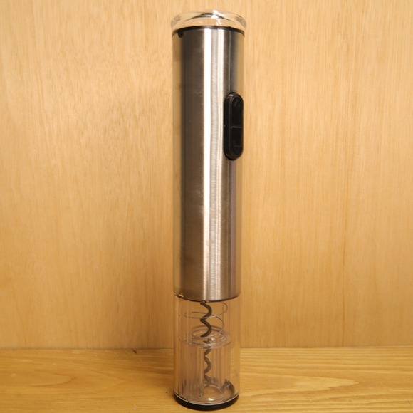 Unbranded Other - Electric Wine Opener Stainless Steel Battery Operated Automatic Corkscrew Silver